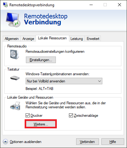 Setup: enable audio/video communication with Remote Desktop Services (RDS)